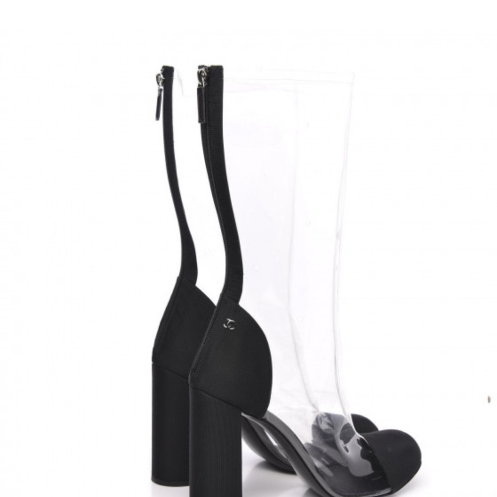 Chanel Runway PVC Boots